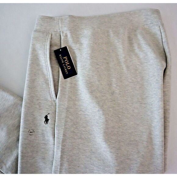 Polo Ralph Lauren Men Big&Tall Sz 4XB Gray Heather Double-Knit Jogger Pants - Picture 2 of 8